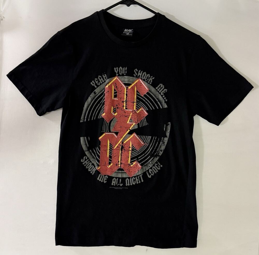 AC/DC Shock Me All Night Long Official Tee XS A145